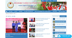 Desktop Screenshot of hatinh.edu.vn